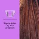 Conair Double Ceramic Hair Dryer with Diffuser | Blow Dryer with Ionic Conditioning | Includes Diffuser and Concentrator |White