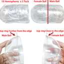 Jishi 10pk Clear Plastic Christmas Ornaments for Crafts Fillable DIY Christmas Ornaments Balls 4 Inch Acrylic Ornaments for Christmas Tree Decorations Hanging Christmas Decorations Home Decor Supplies