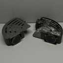 Conworld Corner Shower Caddy Suction Cups, Corner Shower Shelf for Inside Shower, Organizer Suction for Bathrooms Storage, No-Drilling Removable (Aluminum, 2-Pack, Gunmetal Gray)