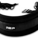 REP Fitness Hip Squat Belt | Strength Training Harness for Rack Attachment | Leg Workout Equipment for Men & Women | Dip Belt with O-Rings | Gym Accessories for Machines & Cable Systems | One Size