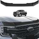 TripleAliners Hood Deflector Protector Compatible with 2024 2025 2026 Ford Ranger Accessories Hood Protector TPE Bug Deflector Shield Replacement