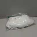 RYB HOME Door Window Curtains 40 inches, 100% Blackout Natural Linen Blended Privacy Glass/French Glass Door Curtain Shade with White Layer Coating, W26 x L40, Beige, 1 Panel