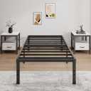 LUMUNANCE Metal Bed Frame Twin XL Size - 16 Inch Heavy-Duty Platform Bed Frame No Box Spring Needed, Easy Assembly, Noise-Free, Sturdy Mattress Foundation, Underbed Storage Space