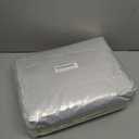 Front Half Car Cover Waterproof 280x120cm Outdoor Half Cover for Car Aluminum Film Cotton Silver Tone Auto Replacement Parts