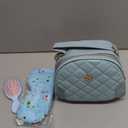 Play Purse for Little Girl, Princess Frozen Toy Purse with Accessories, Pretend Makeup Set, Handbag, Wallet, Water Bottle, Birthday Toy for Girl 3 4 5 6 7 8 Year Old