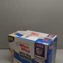 Four Paws Wee-Wee Super Absorbent Unscented Pee Pads for Dogs & Puppies with Insta-Rise Border, Leak-Proof Dog Housebreaking Potty Training Floor Protection, 22" x 23", 100 Count (White)