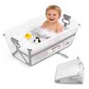 Baby Inflatable Bathtub, Portable Bathing Tub Non Slip Travel Bathtub Mini Lightweight, Foldable & Easy to Store - Best for Ages 0-6
