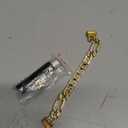 Metal Band Compatible with Fitbit Luxe Bands for Women Shiny Rhinestone Bracelet Strap Adjustable Replacement Bands for Fitbit Luxe Tracker (Gold)