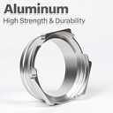 Portafilter Funnel for Ninja Espresso Machine ES601, Aluminum Alloy Espresso Funnel for Ninja Luxe Caf, 1pack