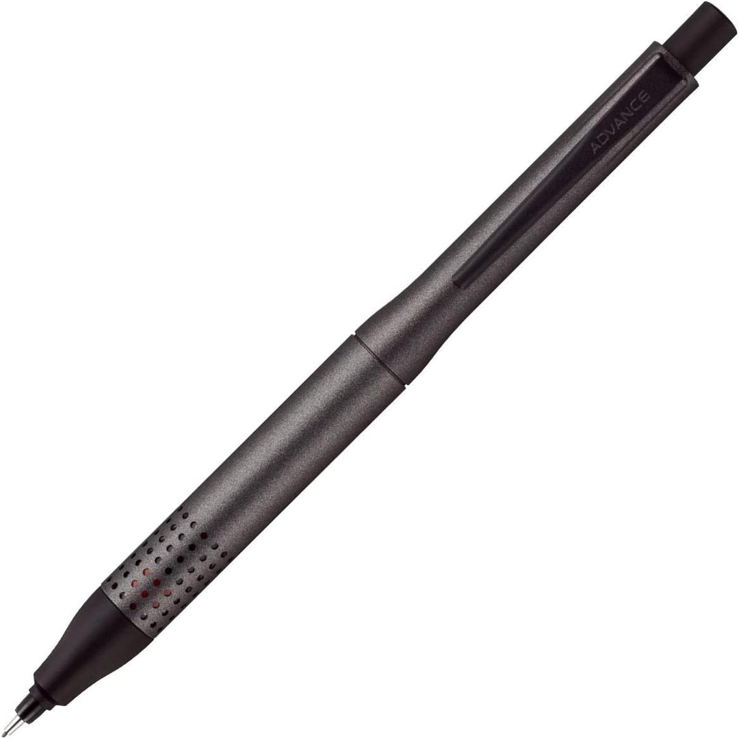 Uni Kurutoga Advance Upgrade Model 0.5mm Mechanical Pencil, Gun Metallic Body (M510301P.43), Black