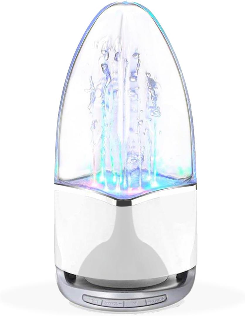 Water Dancing Speaker, Bluetooth Wireless Speaker, TWS Function, Children's Day Gift Ideas, Perfect for a Christmas Party, Bt 5.3, S/N Ratio: 75dB (Gray)
