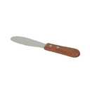 SLTWBS007 Sandwich Spreader, 7-7/8" O.A, 4" serrated blade, rounded tip, wood handle, stainless steel, NSF
