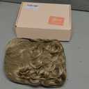 LONAI Curly Wig with Bangs for Women Long Ash Blonde Kinky Wigs with Bangs WIG006 Curly Shag Synthetic Wig for Daily Use Party Cosplay-Ash Blonde (23 Inch (Pack of 1))