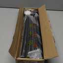 ENJOYBASICS Matte Black Shower Curtain Rod 30 to 76 Inches, 1 Inch Stainless Steel Adjustable Spring Tension Rods No Drill for Bathroom, Closet, Window, Room Divider, Never Rust, Non Slip