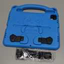 FIREVASE Kids Case for iPad Air 4th/5th Generation 10.9 Inch 2020/2022 & iPad Pro 11 Inch 2022/2021/2020/2018, Durable Shockproof iPad Air 5/4 Case, iPad Pro 11 Case with Shoulder Strap (Blue)