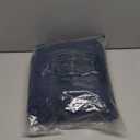 H.VERSAILTEX Bath Rugs for Bathroom Non Slip Bath Mats Extra Thick Chenille Striped Rug 20" x 32" Absorbent Non Skid Fluffy Soft Shaggy Washable Dry Fast Plush Mat for Indoor, Bath Room, Tub - Navy