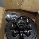 12"x 2" Trailer Brake Drum Kit 8 on 6.5" Replacement for 7000LBS Axle Hub Heavy Duty 8 Bolt Trailer Brake Hub Drum Assembly with 1/2"-20 Stud 25580, 14125A Drums 008-219-04-22004K