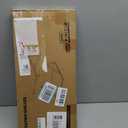 Axeman 18 Inch Floating Shelves, 8 Inch Deep White Wall Shelves Set of 2