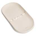 Dream On Me Lotti Love Baby Changing Pad, Waterproof, Contoured Design with Safety Strap, Soft Wipe-Clean Surface, Secure Nursery Changing Pad, Magnolia White