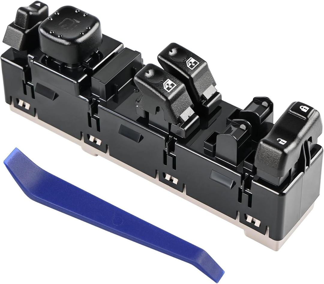 15883322 Master Power Window Switch Compatible with Chevy Silverado GMC Sierra 1500 2500 2003-2007 Front Driver Side Window Switches Replacement for 920-024