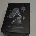 Qifutan Dash Mounted Holders Phone Holders for Your Car Phone Mount for Car Windshield Dashboard Air Vent Universal Desk Mounts Hands Free Automobile Cell Phone Holder Fit for iPhone Smartphone