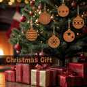 Christmas Tree Decor, Christmas Tree Ornaments Set for Crafts Hanging Decorations with Twine for Winter Home Tree Garland Christmas Decoration