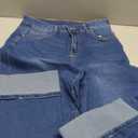 Woman Within Plus Size Perfect Relaxed All-Cotton Denim Five-Pocket Jeans,M