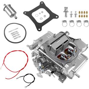0-80457S FR-80457SA Carburetor Replacement for Holley 600 CFM 4160 Street Warrior 4 Barrel Electric Choke Carb Compatible with Buick Chevry Dodge Ford Mercury Oldsmobile V8 Engines 1967-1989