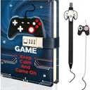Boys Journal with Lock, Video Game Diary for Teen Boys 10-18, Birthday Gifts for Boy Journal with Pen, Gaming Notebook Writing Drawing Back to School Gifts for 10-16 Teenages