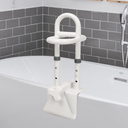 BEEYEO Adjustable Bathtub Safety Rail, Shower Grab Bars Handle with NonSlip Handle for Seniors, Elderly, and Disabled, Fits 3"–6.7" Tub Walls, Supports 300 lbs, Bathroom Safety Bars
