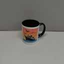 3dRose Tropical Ship Cruise Mug, 11 oz, Multicolor