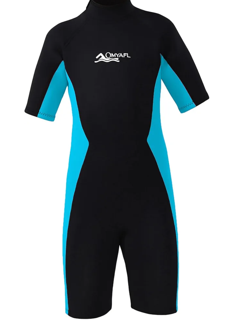 Wetsuit for Kids Boys Girls 2mm Neoprene Wetsuit in Cold Water Swimming and Surfing Size 4