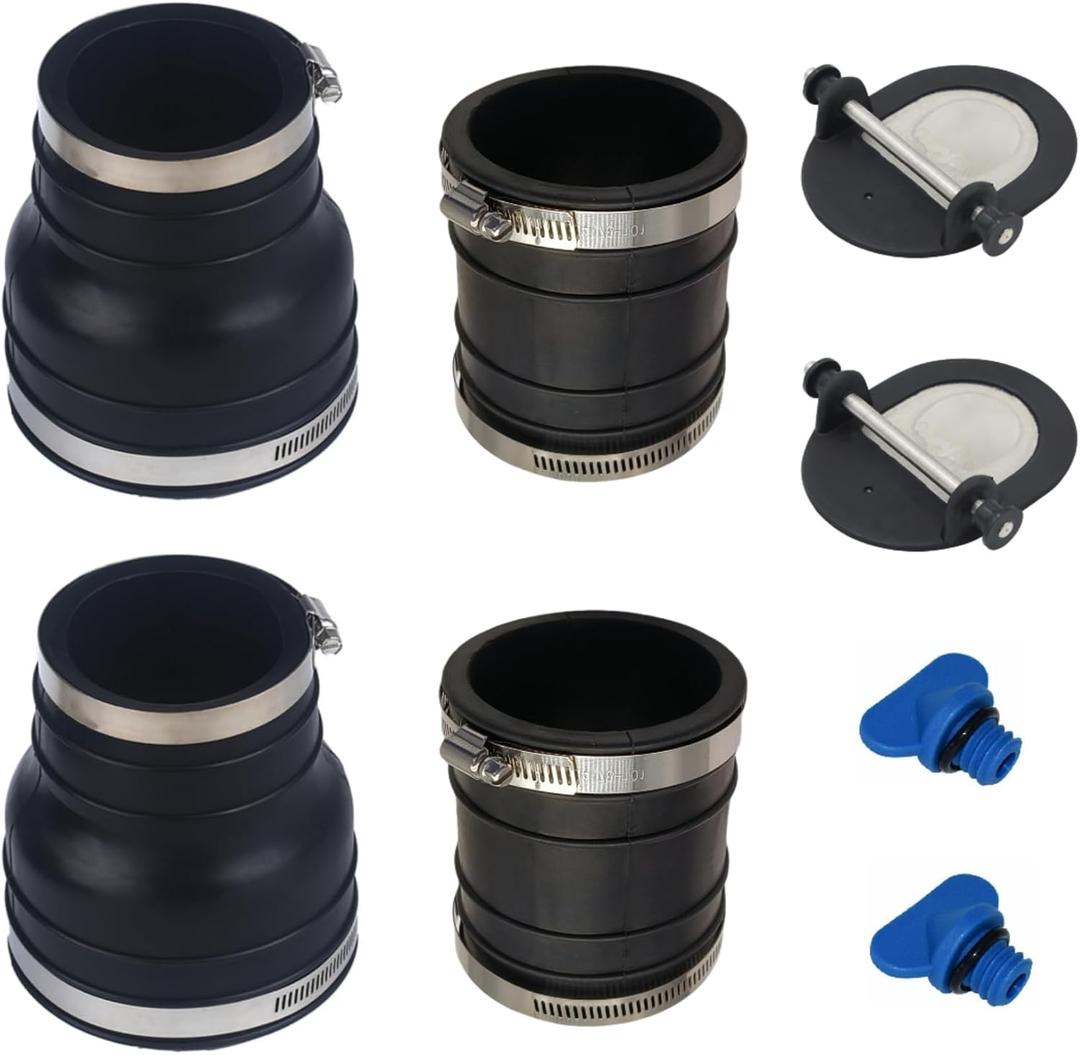 70981A3 3" Exhaust Manifold Bellow Tube Kit for MerCruiser Model GM V6 V8 WET Joint Sterndrive 32-90949T