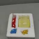 Coloch 5 Pcs Ceramic Measuring Spoons with Base, Mushroom Shape Baking Measuring Spoons and Cup Decorative Cute Cooking Spoons Set for Dry and Wet Ingredients, 1/4, 1/2, 1 tsp, 1 Tbsp