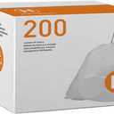 Code H 200 Count 8-9 Gallon Heavy Duty Trash Bags 1.2 Mil THICK Compatible with simplehuman Code H | White Garbage Can Liners Heavy Duty Plastic Trash Bags