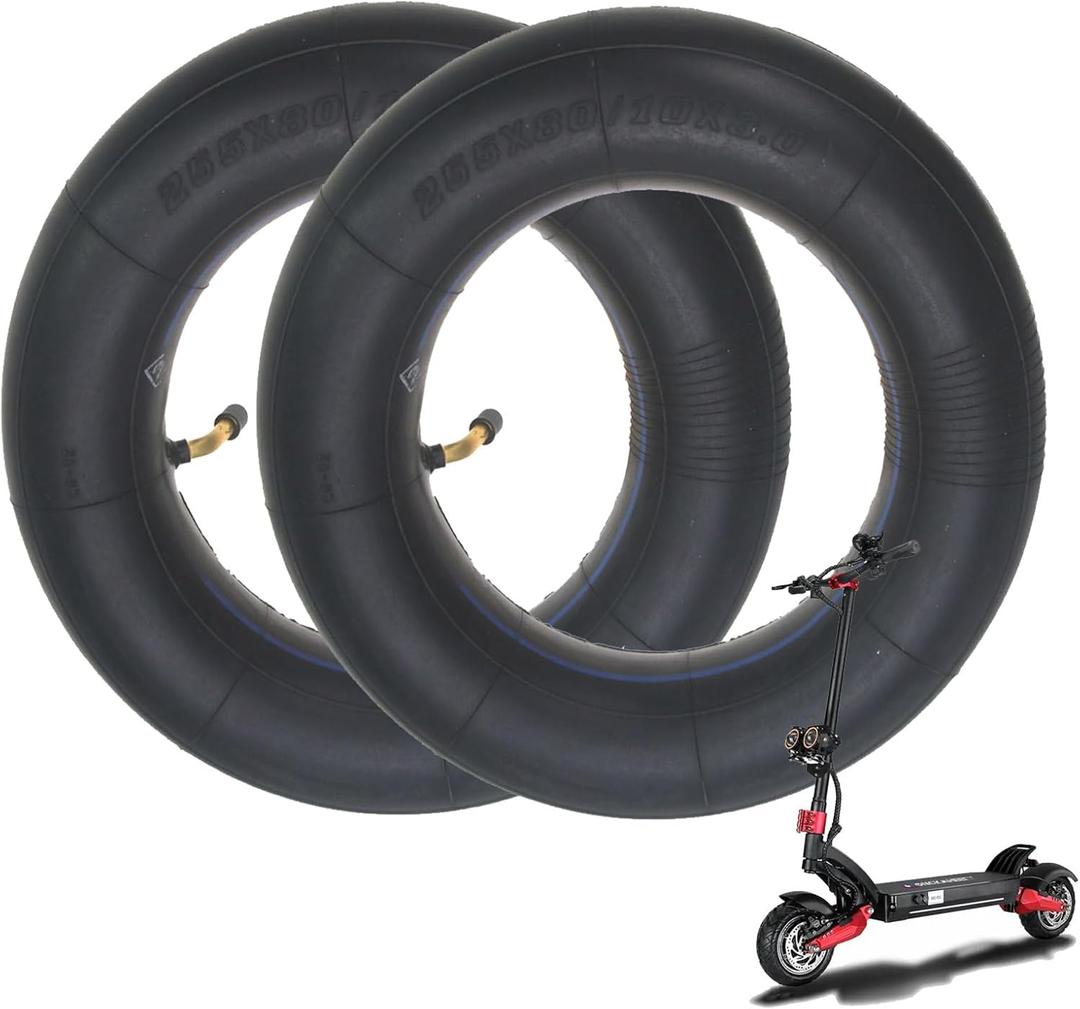 255x80 Heavy Duty Scooter Inner Tube Replacement for 10x3.0 255x80 80/65-6.5 Tires Kugoo M4 Pro 10 Inch Electric Scooter, 2-Pack