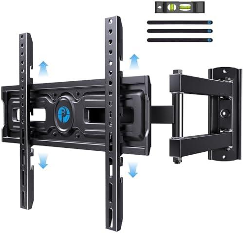 Pipishell Full Motion TV Wall Mount for Most 26-60 inch Flat & Curved TVs up to 77 lbs, Adjustable Bracket Height, Single Articulating Arm, Extension, Max VESA 400x400mm, PIMF9 Pipishell Full Motion TV Wall Mount for Most 26-60 inch Flat & Curved TVs up to 77 lbs, Adjustable Bracket Height, Single Articulating Arm, Extension, Max VESA 400x400mm, PIMF9