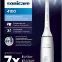 Philips Sonicare 4100 Rechargeable Electric Toothbrush, with Pressure Sensor, 2 Intensity Settings, SmarTimer and QuadPacer, 14-Day Battery Life, White, Model HX3681/23