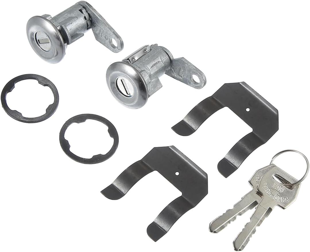 1 Set DL15500 Car Door Lock Cylinder W/Keys for Ford F100 1965-1979 for Ford F150 1975-1979 for Ford F250 F350 1965-1979 Vehicle Components