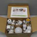 DABAOLUM 6 Pack Rechargeable Emergency Light Bulbs, Battery Powered LED Light Bulb 6000K Daylight E26 120 Volt 9W 60W Equivalent with 1200mAh for Home Power Outage Camping Hurricane