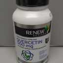 Renew Actives Quercetin 1000MG per 2 Capsules Max Potency Natural Bioflavonoid for Antioxidant Protection Neutralizes Free Radicals & Supports Blood Vessel Health Made in Canada 60 Capsules (BBD: 02/2026)