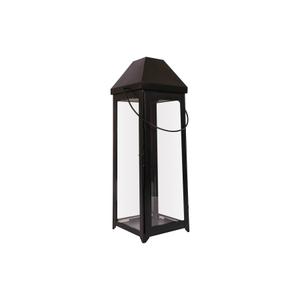 Accent Plus Bronze Modern Candle Lantern - 18 inches