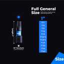 Toolant 1" Impact Torx Bits 50-Pack (T20), 1/4" Hex-Shank S2 Steel Screwdriving Star Bits, CNC Machined Tips, with Storage Box
