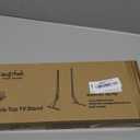 Universal TV Stand, Metal TV Legs for 20-65 inch LCD/LED/OLED/Plasma Flat&Curved Screen TV Height Adjustment with VESA 75x75mm to 800x500mm Max ML1760 (Black)