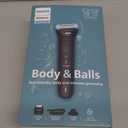 Philips Norelco Body Groomer 7000 Series, Men's Whole Body Groomer, Contour-Following 2D Flexing Head, Triple Protect Shave System & Intimate Body Hair Trimmer, 100% Showerproof, BG7480/50 (Black)