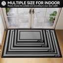 Indoor Door Mat for Entryway, Non Slip Front Door Mat 36"x59" Grey