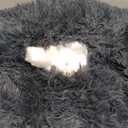 MIXJOY Orthopedic Dog Bed Comfortable Donut Cuddler Round Dog Bed Ultra Soft Washable Dog and Cat Cushion Bed (20''/23''/30''/36'') (36''x36'', Grey-Blue)