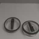 2 Pcs Spill Proof Tumbler Flip Straw Lid for Stanley Cup, 30oz Leak Proof Lid for Stanley H2.0 Quencher ProTour, with Removable Nozzle (White+Black)