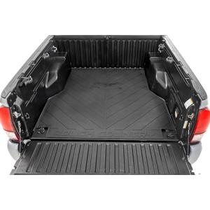 Rough Country Rubber Bed Mat for Toyota Tacoma (2005-2023) - Heavy-Duty 3/8" Thick Rubber Cargo-Bed Liner with Non-Skid Surface, Fits 5' Truck Bed (60")