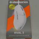 SteelSeries Rival 3 Gen 2 Gaming Mouse  8500 DPI TrueMove Core Optical Sensor  60 Million Click Durability  Low Latency  77g Lightweight  100% PTFE Feet  RGB  White